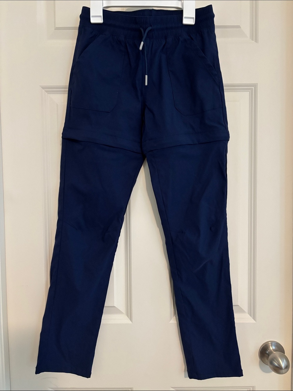 Eddie Bauer  Kids Navy Zip-Off convertible pants/Shorts
